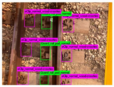 Track fastener image automatic identification